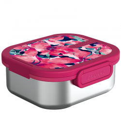 Nerezový Lunch box Kai, Quokka, Pink bloom